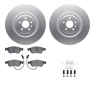 R1 Concepts WDTH1-73015 Brake Rotors - Carbon Coated W/ Euro Ceramic Pads & Hdw